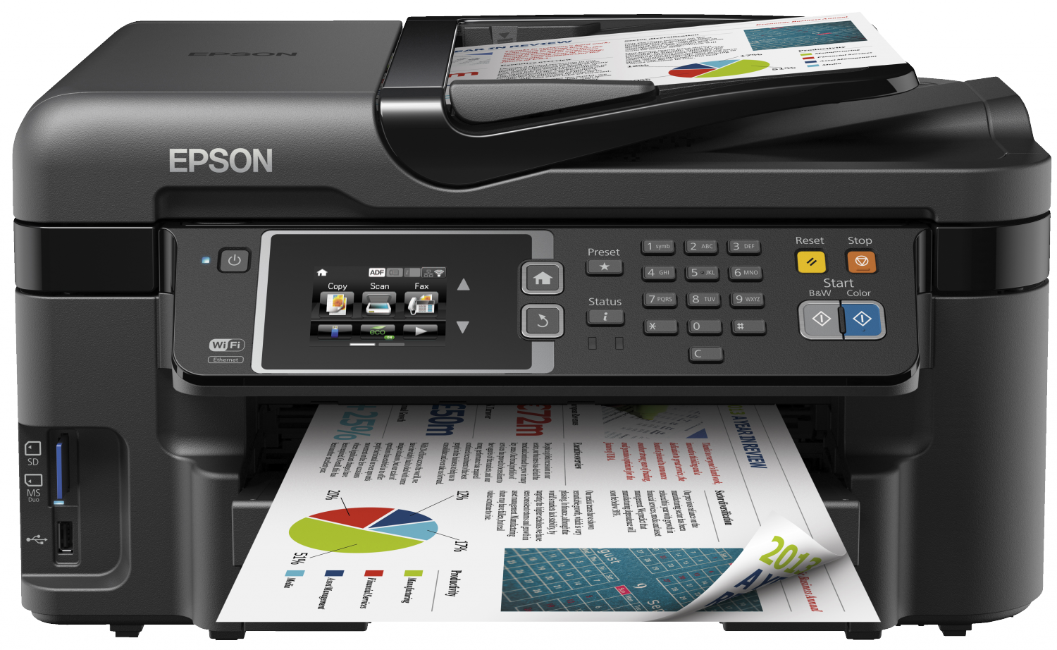Epson WorkForce WF-3620DWF Tintenstrahl A4 4800 x 1200 DPI 19 Seiten pro Minute WLAN