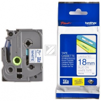 Brother Schriftbandkassette schwarz/weiß (TZE-243)