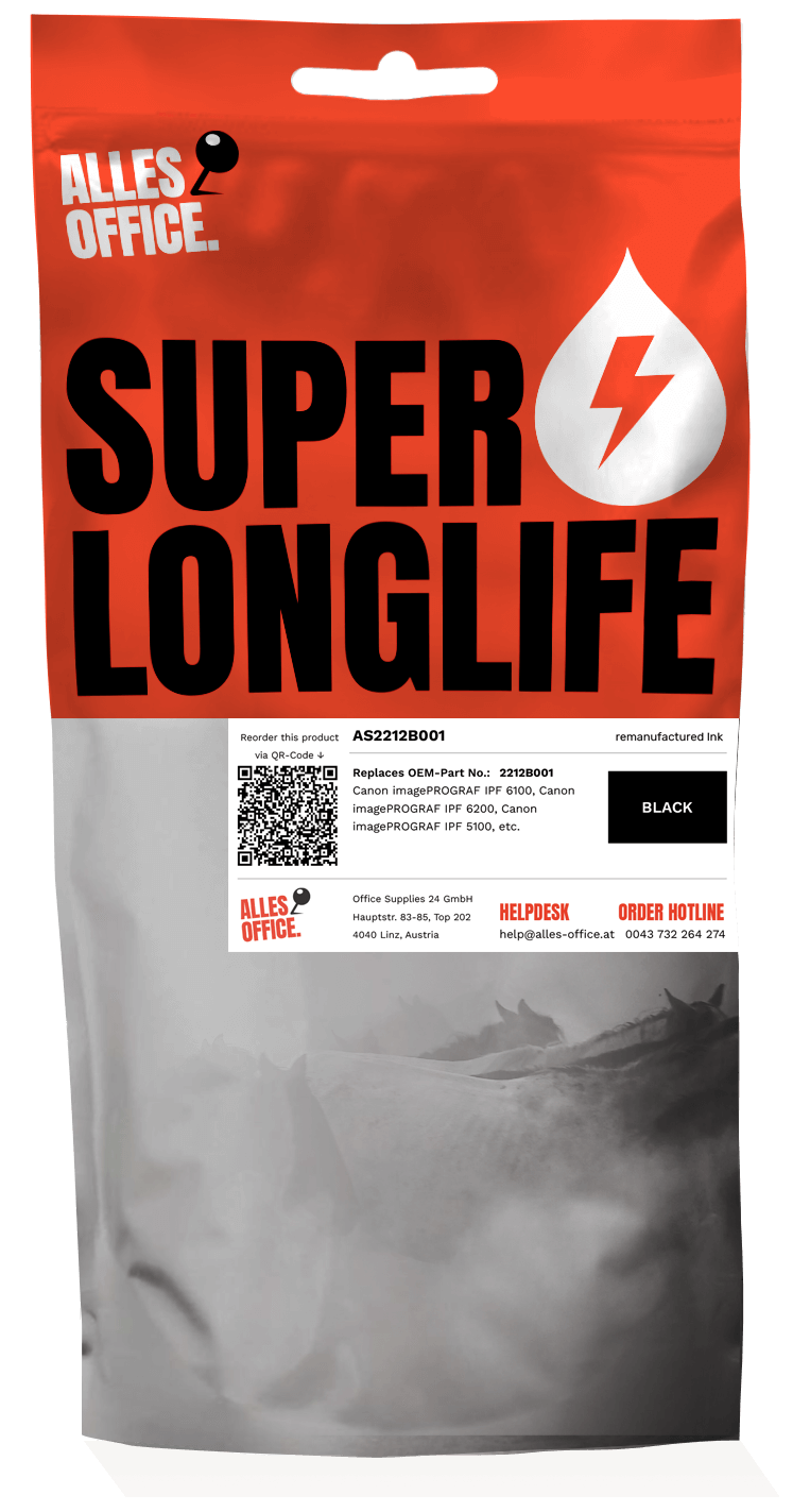Superlonglife Canon 2212B001 / PFI-103BK Tinte schwarz