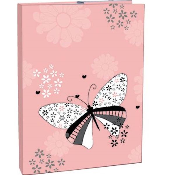 A5-Notizbuchbox mit Gummiband, Spring Wings