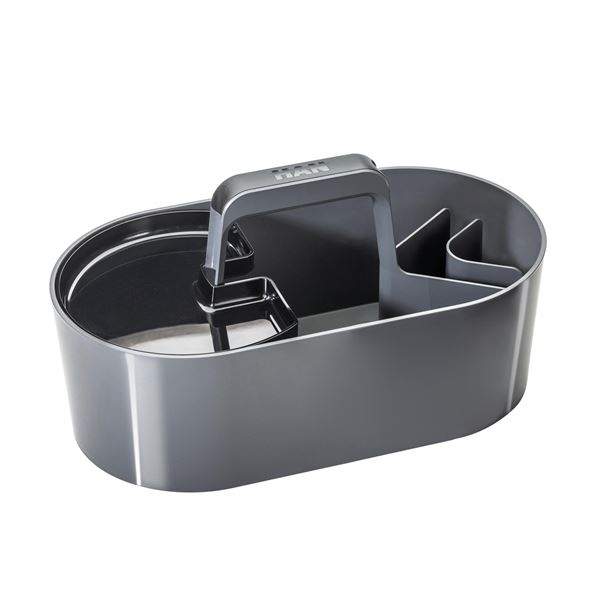 Schreibtisch-Organizer HAN Toolbox LOFT, 4 Fächer, grau