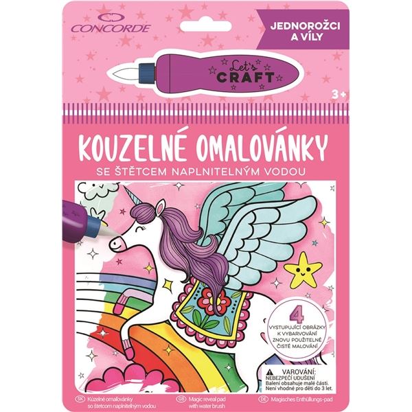 Magisches Malbuch Concorde, Einhörner und Feen