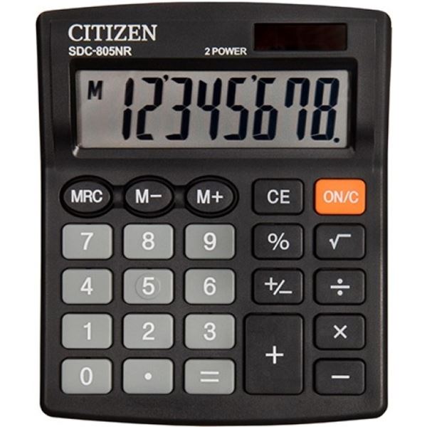 Citizen SDC-805NR Tischrechner, schwarz
