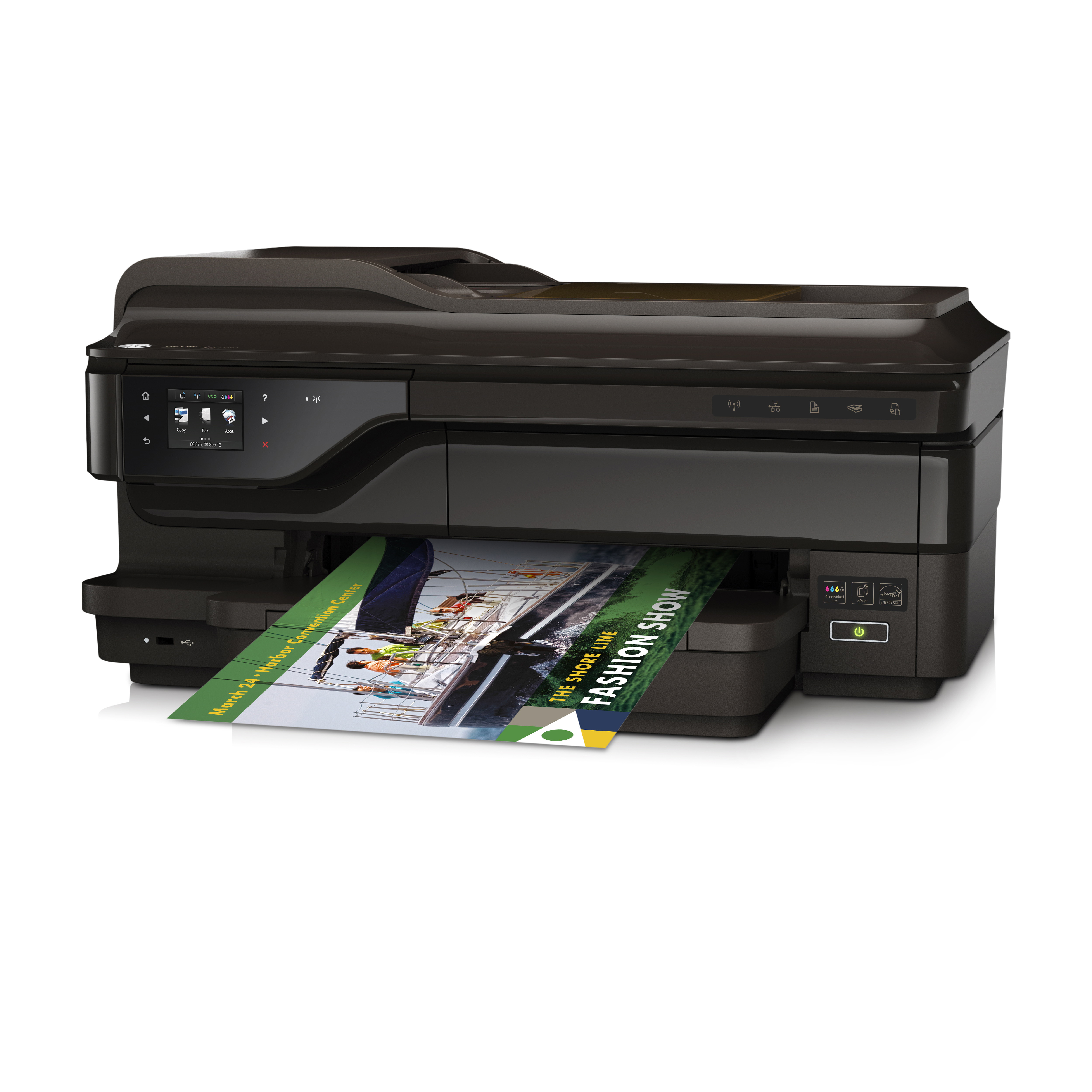 HP OfficeJet 7612 Thermal Inkjet A3 4800 x 1200 DPI 15 Seiten pro Minute WLAN