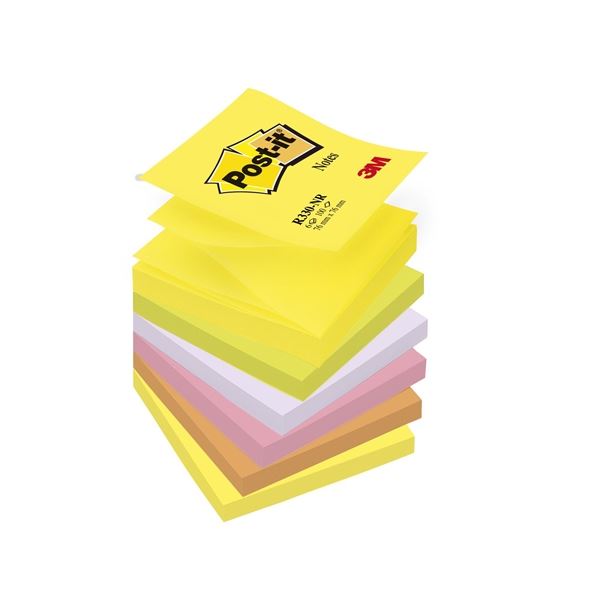 Haftnotizblock neonrainbow POST-IT R330-NRB Z-Noten 76x76
