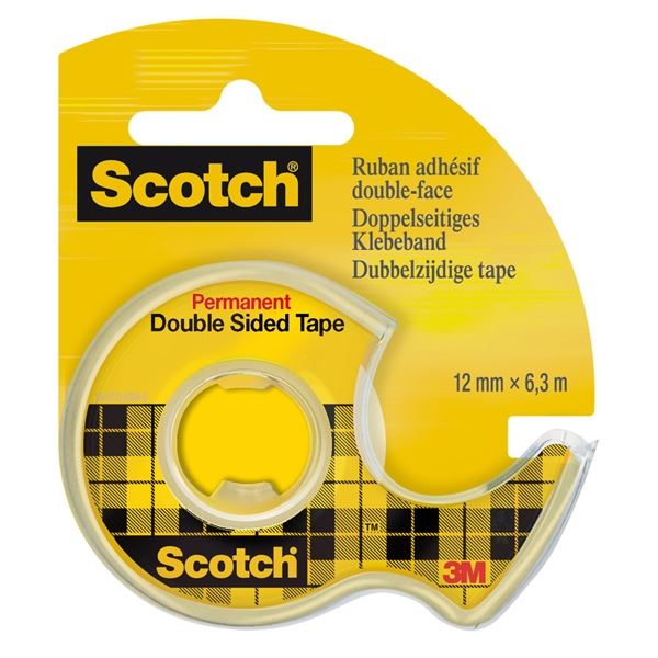 Doppelseitiges Klebeband mit Scotch-Abwickler