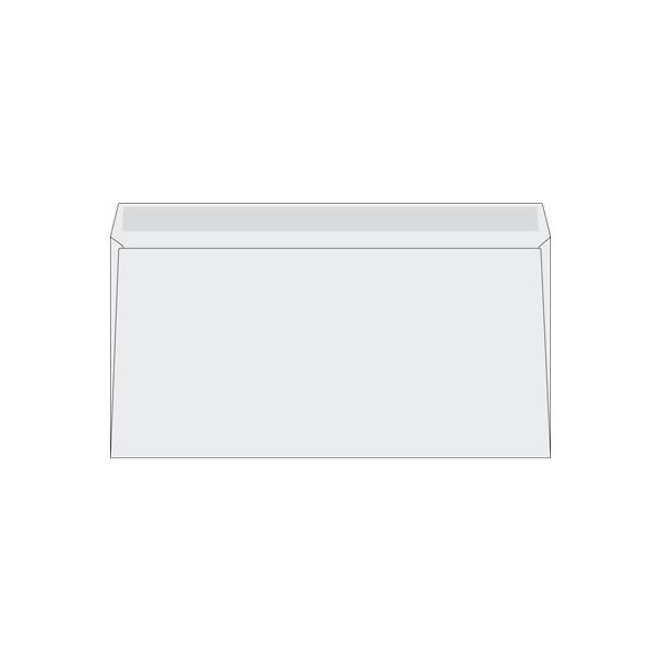 Briefumschläge DL - unbedruckt, 22 x 11 cm, 500 Stück