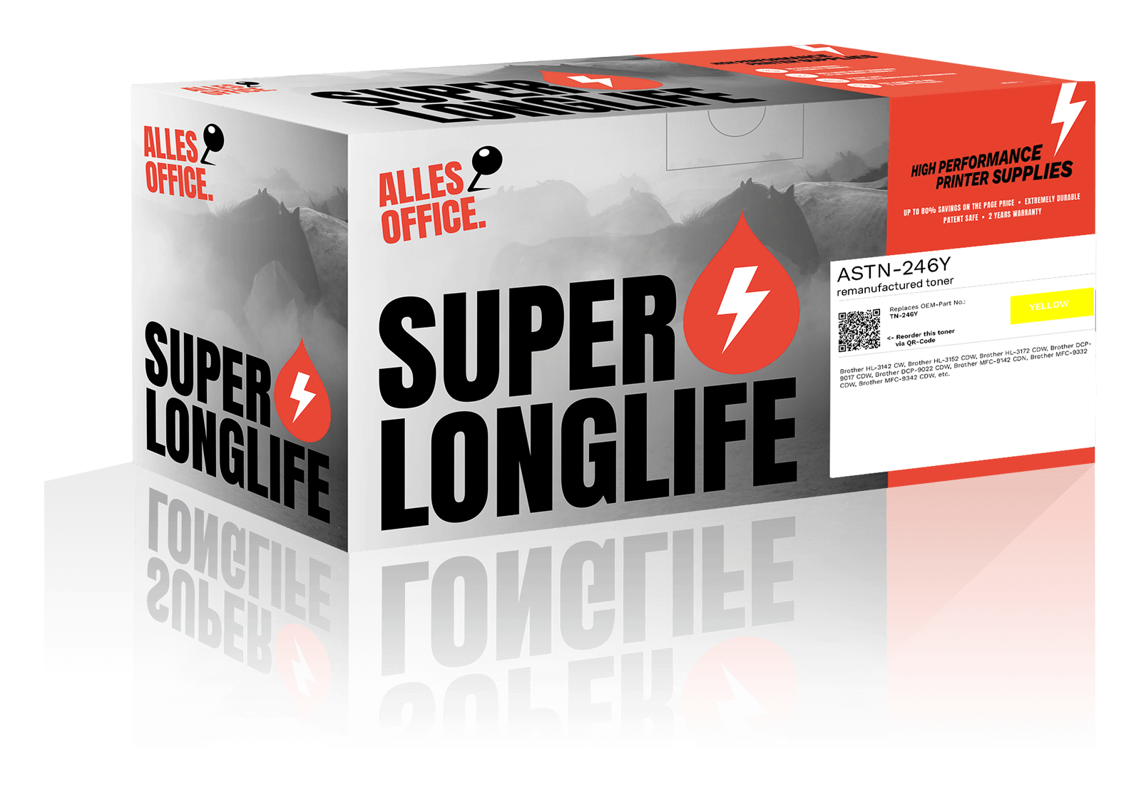 Superlonglife Brother TN-246Y Toner gelb