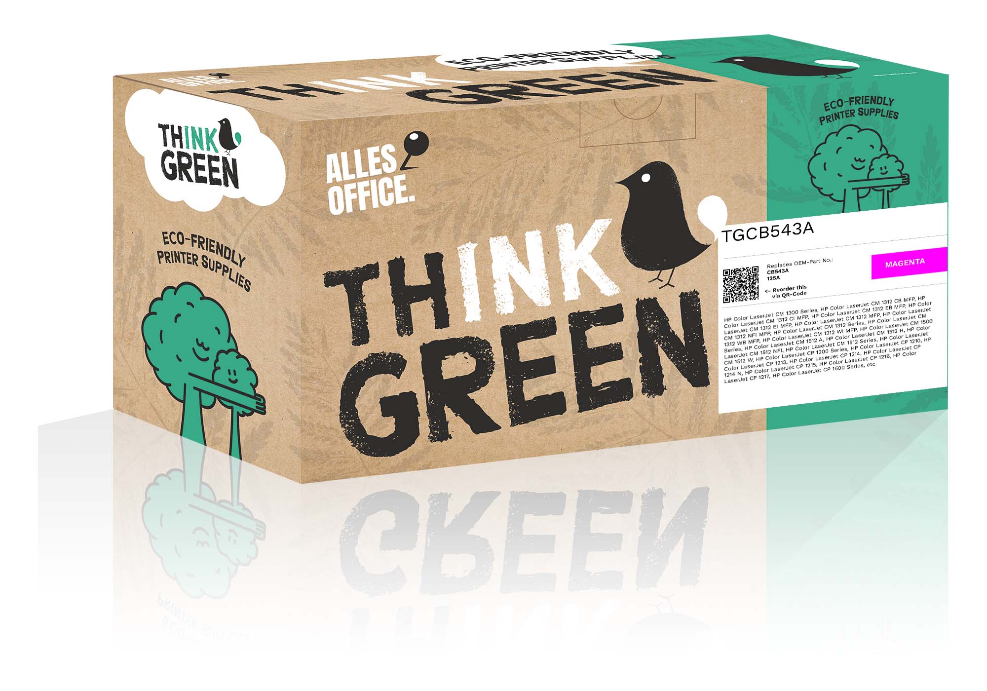 ThinkGreen HP CB543A / 125A Toner magenta