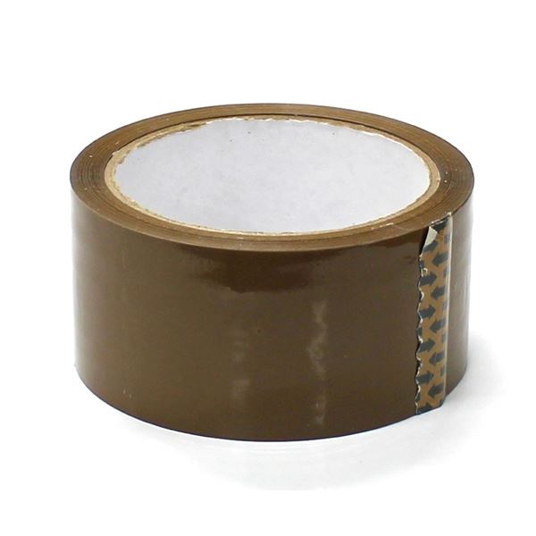 Packband Economy, braun, 48 mm x 66 m, 6er-Pack