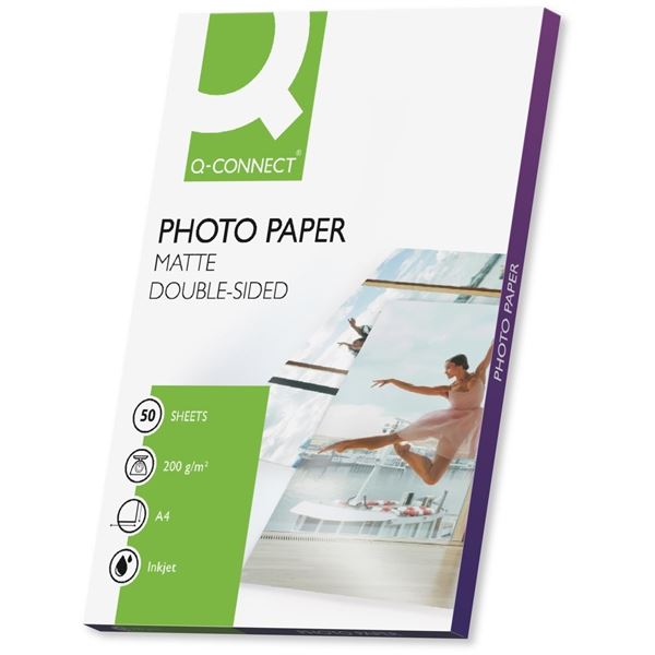 Fotopapier Q-Connect - A4, 200 g/m2, matt, 50 Stück