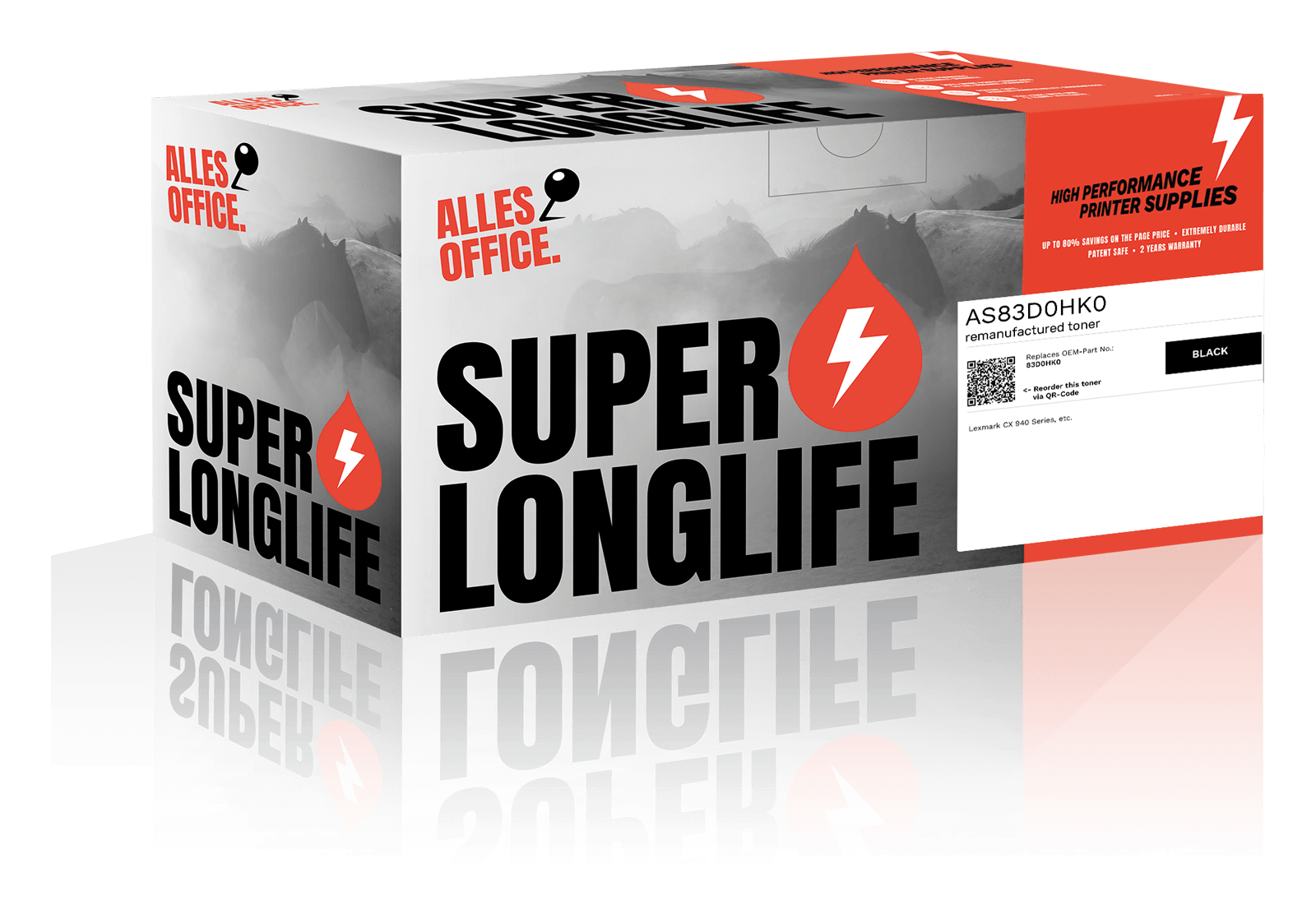 Superlonglife Lexmark 83D0HK0 Toner schwarz