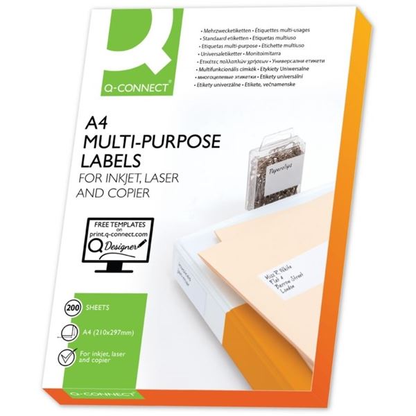 Universal-Etiketten Q-C,weiß,96,5 x42,3 mm,1200Stück