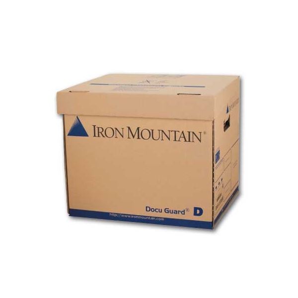 Iron Mountain Bogenschachtel, Typ D, braun