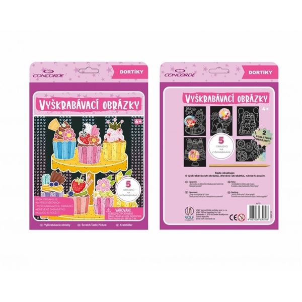 Rubbelbilder Concorde, Cupcakes