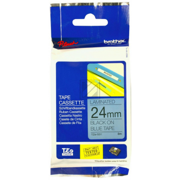 Brother Schriftbandkassette schwarz/blau (TZE-551)