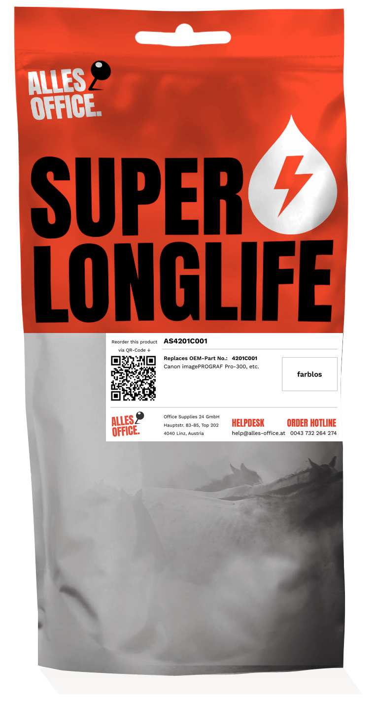 Superlonglife Canon 4201C001 / PFI-300CO Tinte farblos