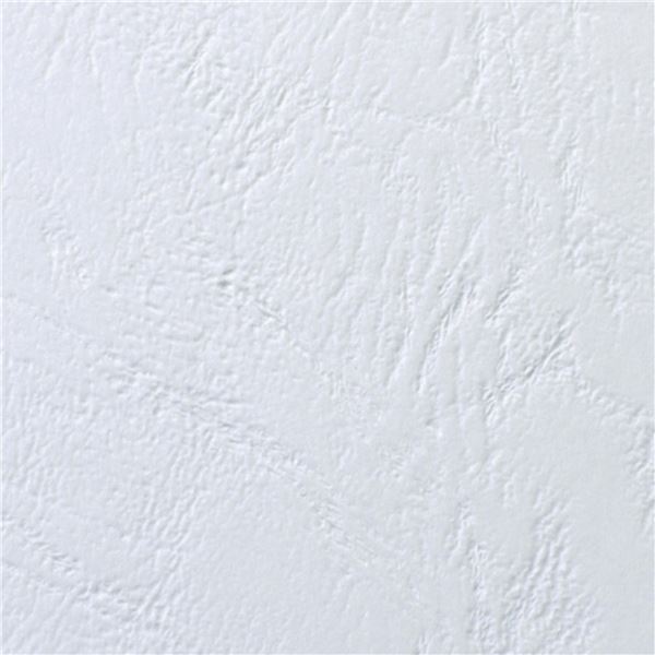 Kartons für Rückseite. GBC, Kunstleder, weiß, 100 Stück