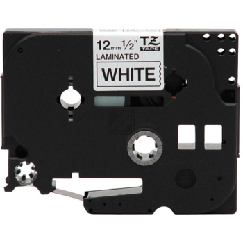 Brother Schriftbandkassette weiß/schwarz (TZE-315)
