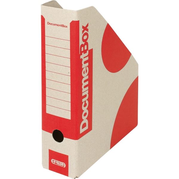 Zeitschriftenständer Emba,A4,7,5 cm,rot,1 Stück