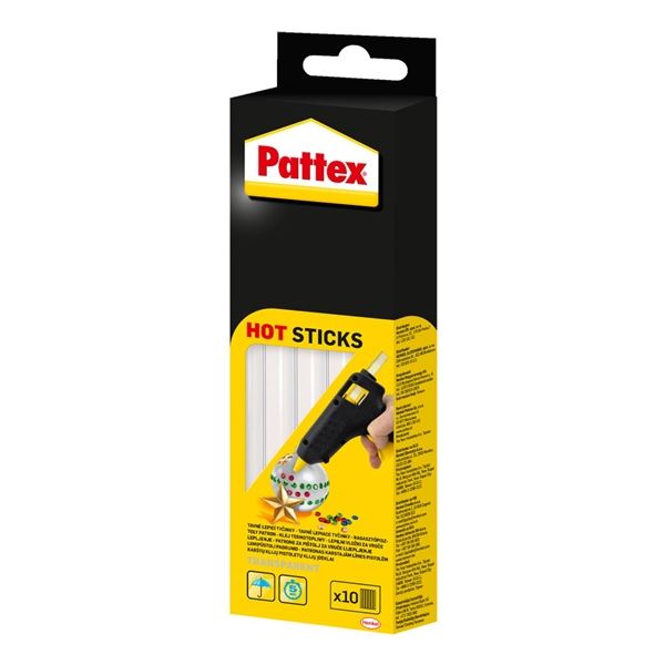 Patronen für Heißklebepistole Pattex Hot, 10 Stück