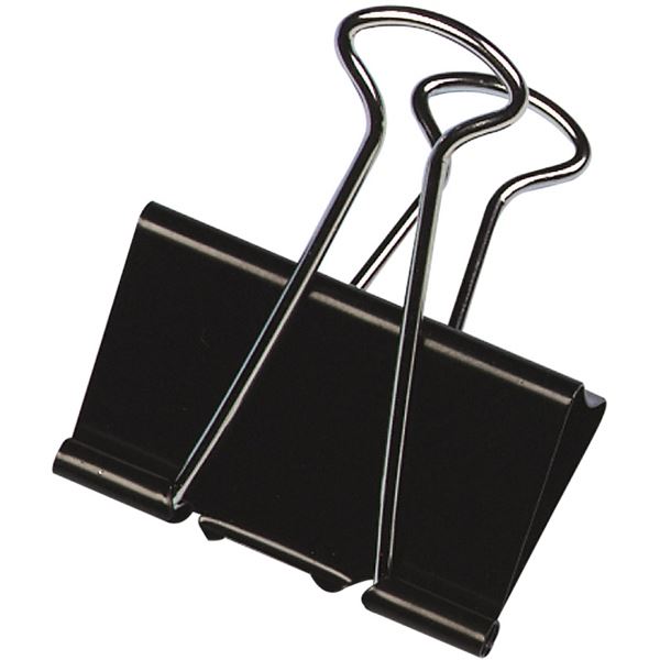 Briefklemmer B:51mm schwarz Q-CONNECT KF01286 Foldback