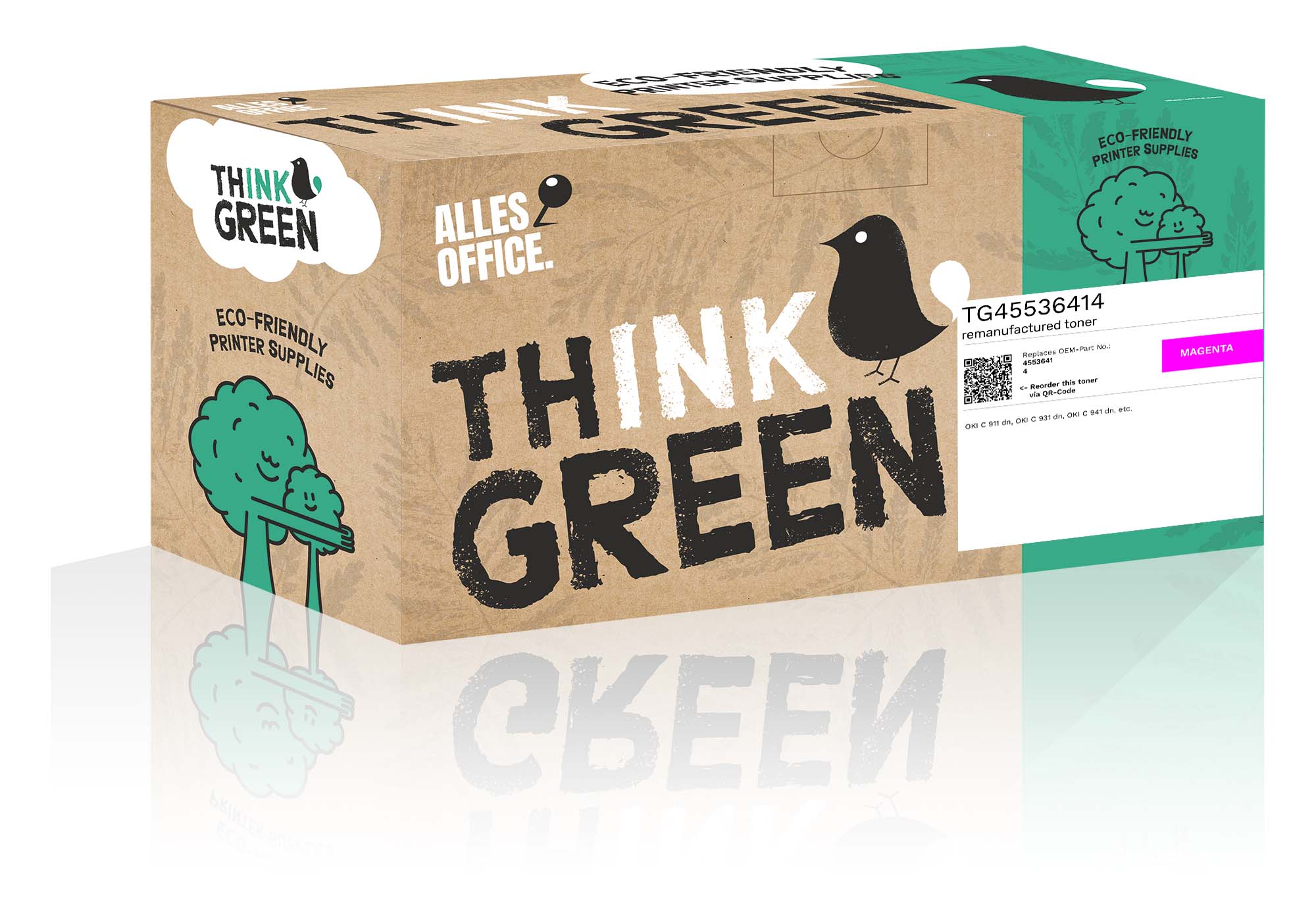 ThinkGreen OKI 45536414 Toner magenta