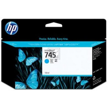 HP Tintenpatrone cyan (F9J97A, 745)