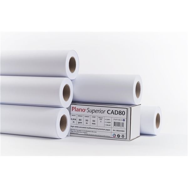 Plano Superior-610mmx50mx50mm,80g/m2,1pc