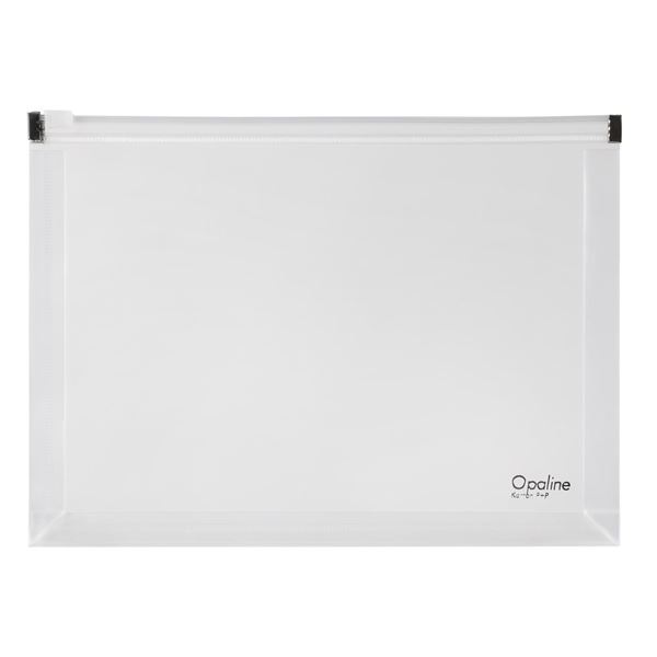 Opaline A5 Zip-Briefumschläge, 5 Stück, klar