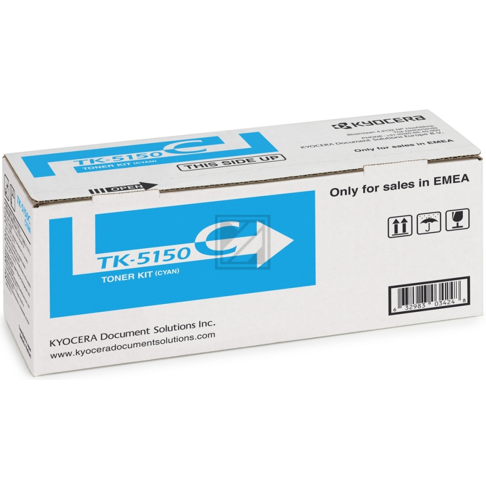 Kyocera Toner-Kit cyan (1T02NSCNL0, TK-5150C)