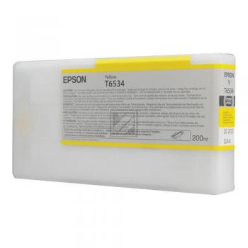 Epson Tintenpatrone gelb (C13T653400, T6534)