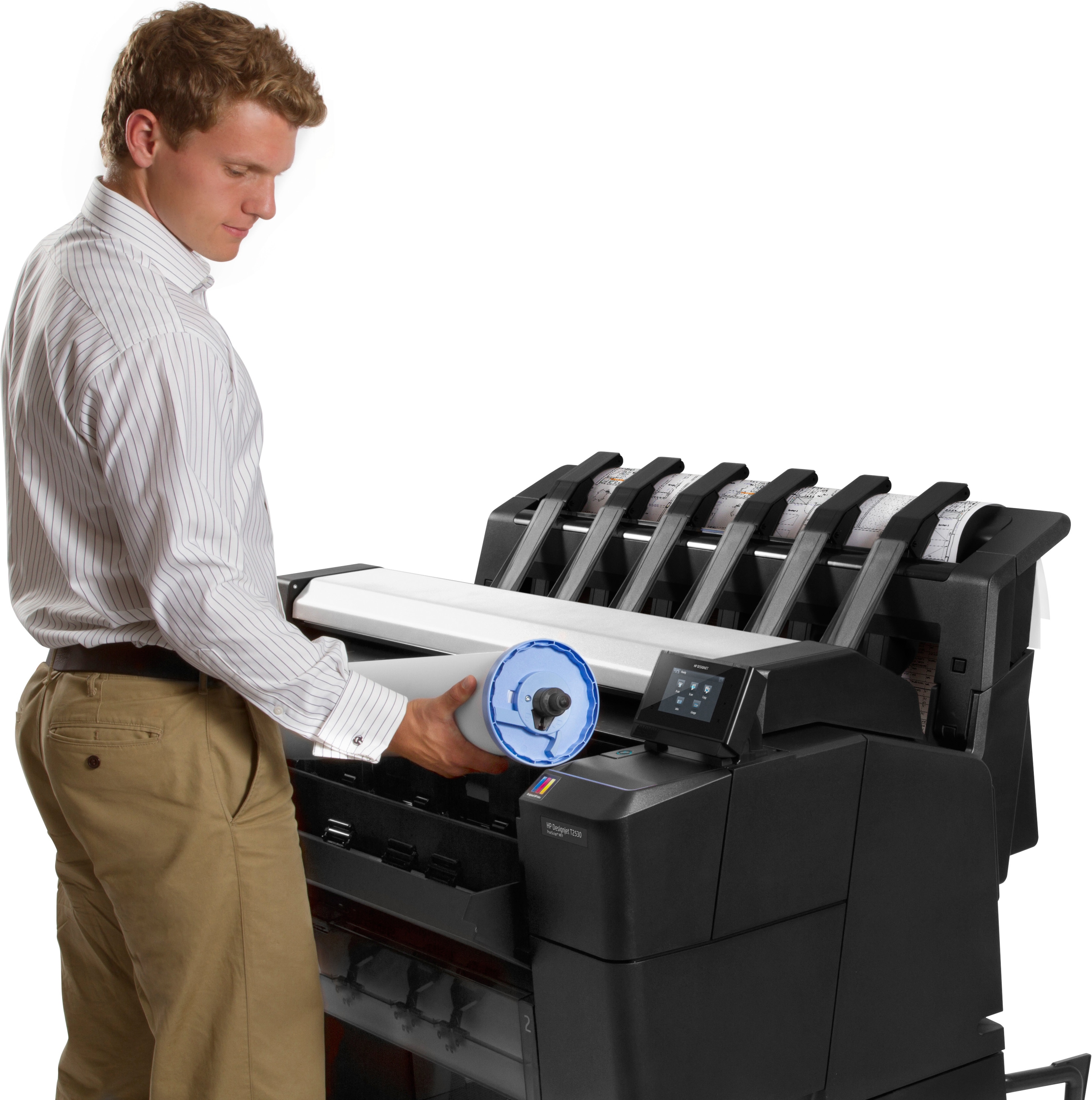 HP Designjet T2530 Großformatdrucker Thermal inkjet Farbe 2400 x 1200 DPI A0 (841 x 1189 mm) Eingebauter Ethernet-Anschluss