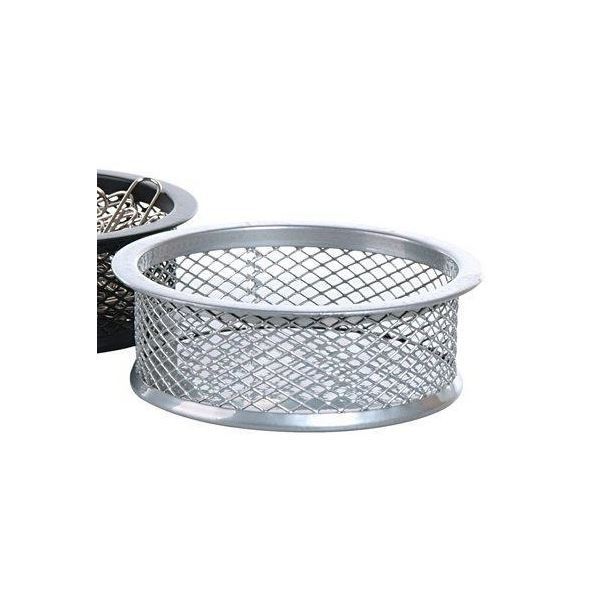 Drahtklammerbecher, groß, silber