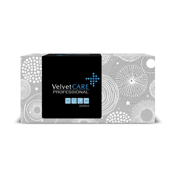 Papiertaschentücher Samt Prof-2ply,100Stück