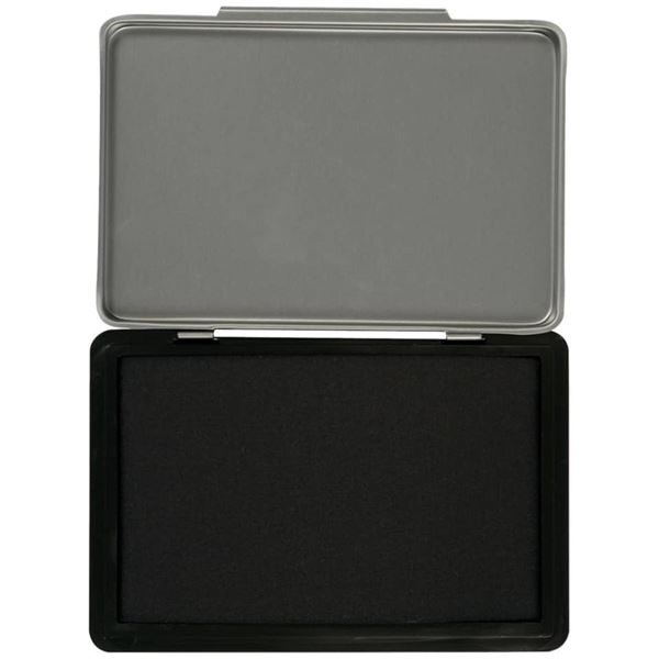 Stempelkissen, geschäumt, 11 x 7 cm, schwarz