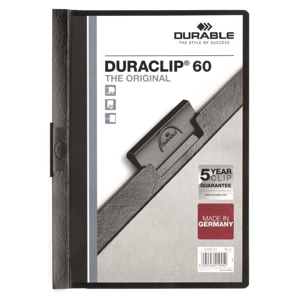 Clip-Map A4 Duraclip schwarz DURABLE 2209 01