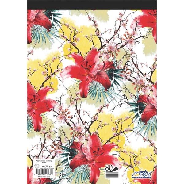 Notizblock, A4, 80 Blatt, liniert