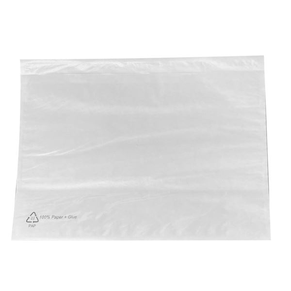 Papier. Selbstklebende Taschen für Pakete C5, transparent, 1000St.