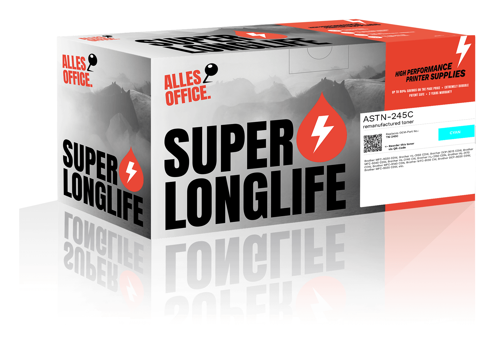 Superlonglife Brother TN-245C Toner cyan