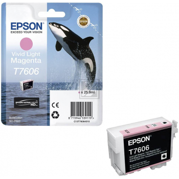 Epson Tintenpatrone magenta light (C13T76064N10, T7606)