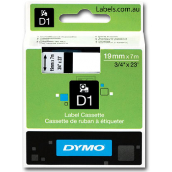 Dymo Schriftbandkassette schwarz/gelb (45808)