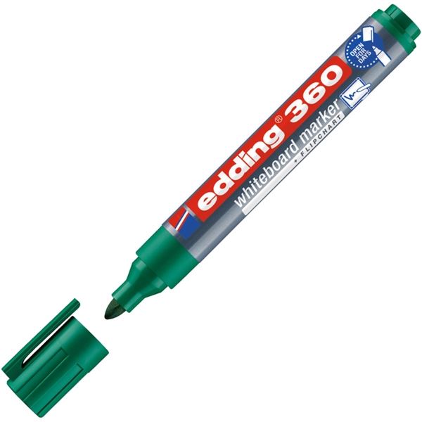 Edding 360 Whiteboardmarker, Rundspitze 1,5-3 mm, grün