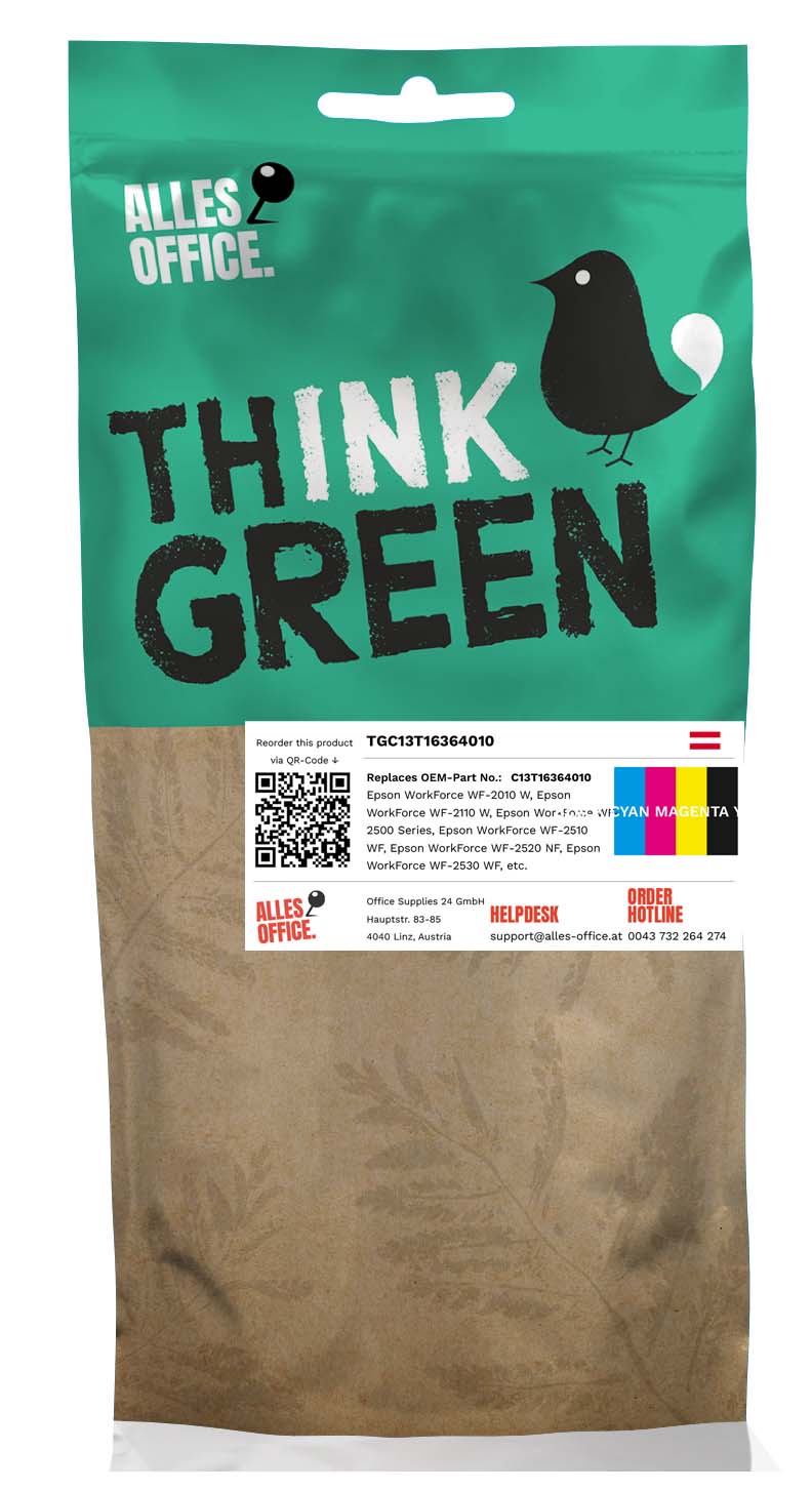 ThinkGreen Epson C13T16364010 / 16XL Tinte