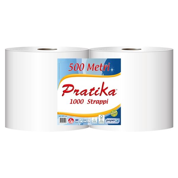 Industrierolle Pratika 250 m-2 Lagen, 2 Rollen