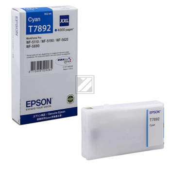 Epson Tintenpatrone cyan HC plus (C13T789240, T7892)