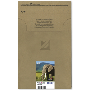 Epson Tintenpatrone (EasyMail) gelb, cyan light, magenta light, magenta, schwarz, cyan (C13T24284510, T2428)