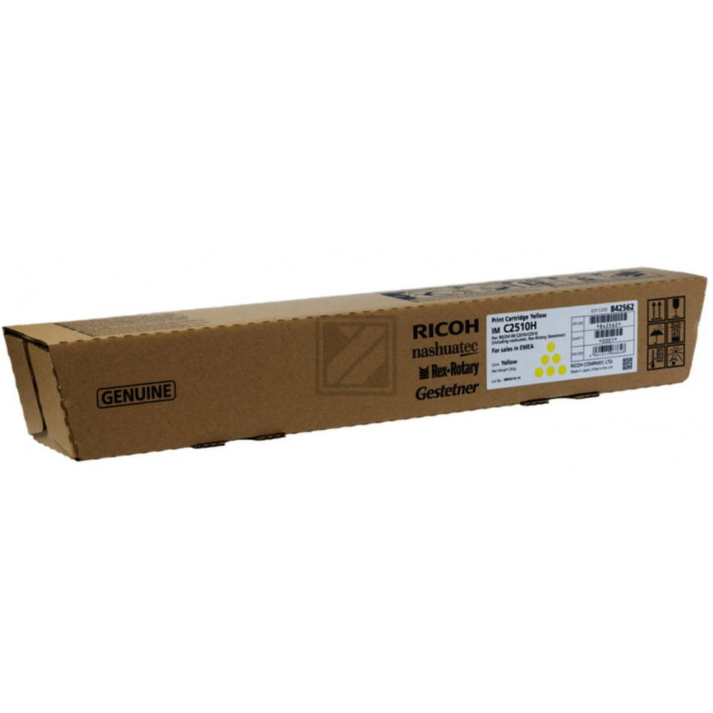 Ricoh Toner-Kit gelb HC (842562, IM-C2510H)