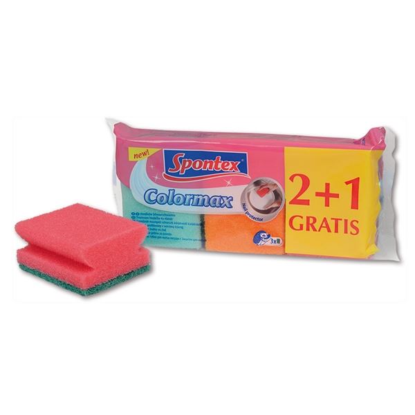 Spontex Colormax Spülschwämme 2+1 gratis