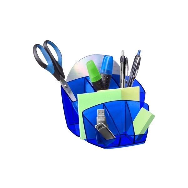 CepPro Happy Schreibtisch-Organizer, blau